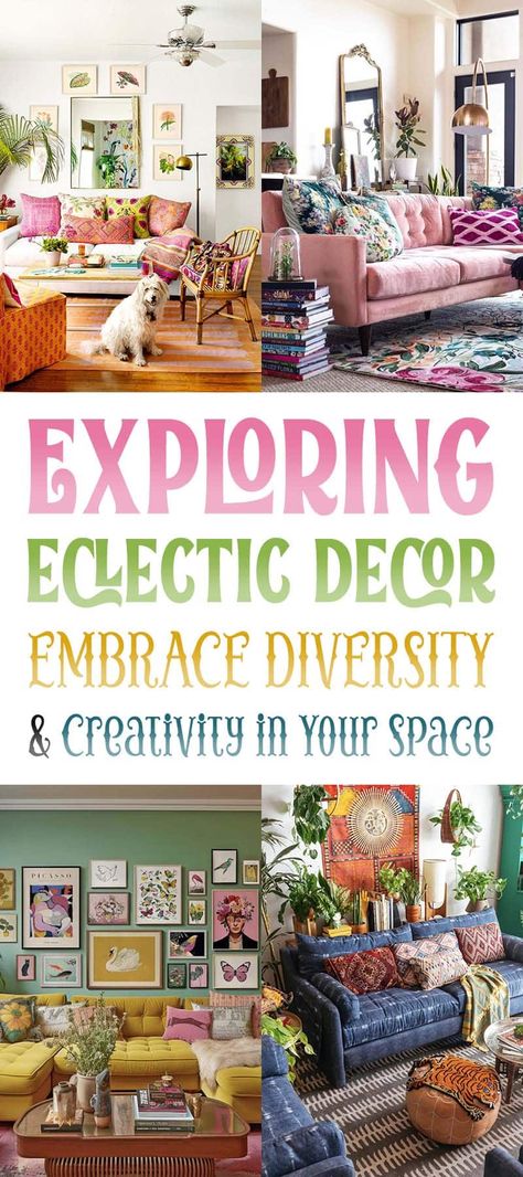 Exploring Eclectic Decor: Embrace Diversity and Creativity in Your Space Global Inspired Living Room, Living Room Whimsical, Mix And Match Home Decor, Subtle Colorful Home Decor, Using Color In Home Decor, Colorful Eclectic Home Office, Bright Decor Ideas, Modern Global Decor, How To Decorate Eclectic Style