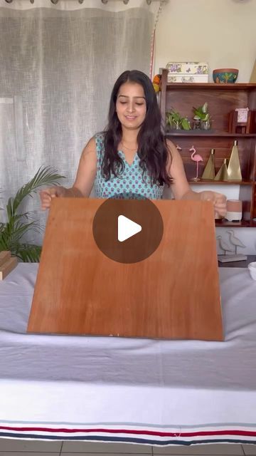 Nupur Rahar on Instagram: "DIY chowki for Pooja 
.
.
.
.
.
.
.
.
#nupurrahar #chowki #diy #festivediy #indianfestival #janamashtamispecial #ganpatispecial #diwalispecial #diwali2024  #festivedecorations #poojamandir #easydiy #poojadiy #diyforpooja #mandirdecor #furniturediy #furnituremakover #bestoutofwaste #chowki #diychowki 
( festive season , festive diy , diy chowki , creativity, furniture makeover, diy table , do it yourself, Ganapati decoration, janmashtami decoration)" Diy Pooja Decoration, Pooja Table, Janmashtami Decoration, Ganapati Decoration, Pooja Mandir, Best Out Of Waste, Festival Diy, Instagram Diy, Diwali Decorations