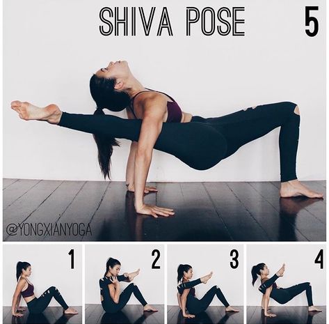 Yoga Poses Step By Step, Advanced Yoga Poses, Hata Yoga, Yoga Poses For 2, Yoga Inspo, Yoga Poses Advanced, Yoga Kurse, Yoga Posen, Advanced Yoga