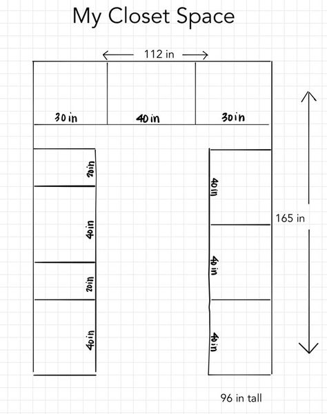 A Step-by-Step Guide: How To Plan Your IKEA PAX Closet Master Closet Wall Decor, Ikea Closets Walk In, How To Design A Walk In Closet, Ikea Pax Small Walk In Closet, His And Hers Closet Layout, Ikea Pax Closet Small Spaces, Ikea Master Closet, Walk In Closet Dimensions Layout, Pax Wardrobe Layout