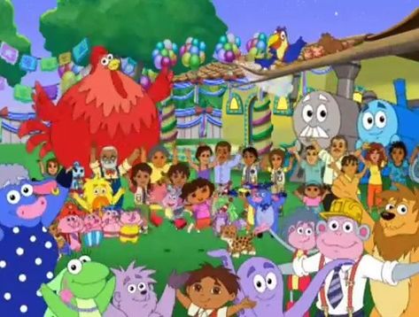 Dora's Big Birthday Adventure/Gallery | Dora the Explorer Wiki | Fandom Rainbow Waterfall, Dora And Friends, Go Diego Go, Crystal Kingdom, Unicorn Flowers, Red Chicken, Childhood Memories 2000, Pirate Adventure, Snow Princess