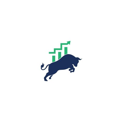 Financial bull logo design. Trade Bull Chart, finance logo. Economy finance chart bar business productivity logo icon. Productivity Logo, Trading Logo Design, Finance Chart, Bull Logo Design, Trading Logo, Trade Logo, Site Icon, Rs Logo, Bar Business