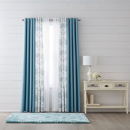 Curtens For Living Room, Curtens Design, Blue Curtains Living Room, Curtains For Grey Walls, Curtain Inspiration, Curtains Living Room Modern, Styl Hampton, Small Window Curtains, Unique Curtains