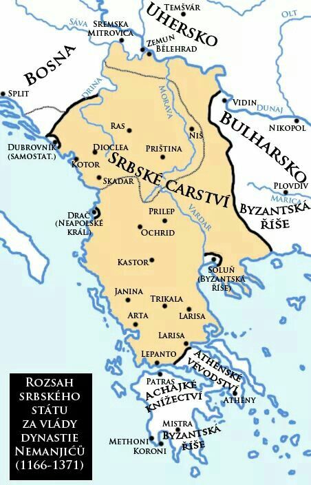 1355 ACE: The Serbian empire under Dushan... Serbian Empire, Serbian History, Interesting Maps, Serbia Travel, Ancient History Facts, Imaginary Maps, Geography Map, Belgrade Serbia, Fantasy Map