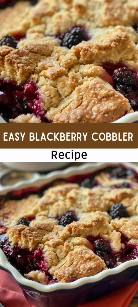 Easy Blackberry Cobbler Recipe | Quick & Delicious Gluten Free Berry Cobbler, Blackberry Crisp Recipe, Gluten Free Blackberry Cobbler, Gluten Free Cobbler, Easy Blackberry Cobbler, Blackberry Crisp, Blackberry Dessert, Blackberry Cobbler Recipe, Oatmeal Toppings