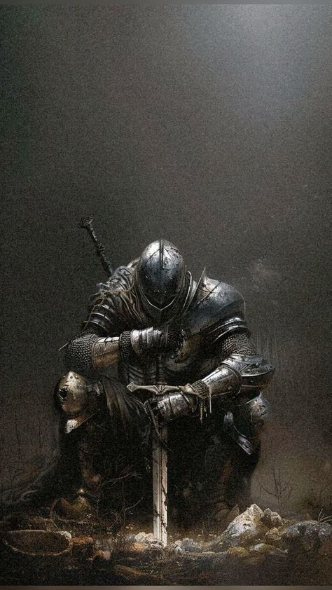 Knight Aesthetic Dark, Knight Aesthetics, Dark Fantasy Knight, Warrior Wallpaper, Knight Fantasy, Knight Aesthetic, Knight Wallpaper, Dark Souls Wallpaper, Knight Drawing