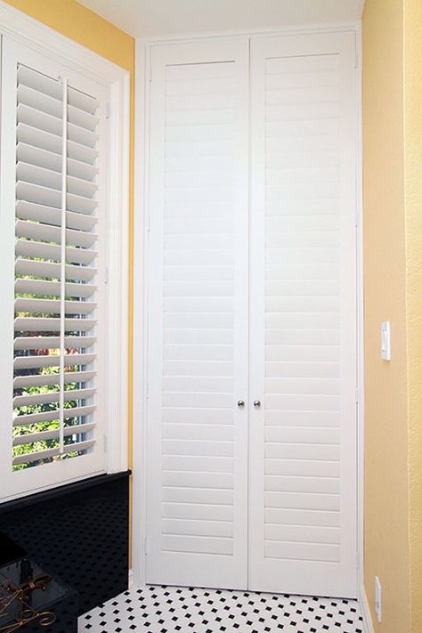 Los Angeles, Angeles, Wood Closet Doors, Door Shutters, Custom Shutters, Simple Closet, Interior Shutters, Shutters Exterior, Shutter Doors