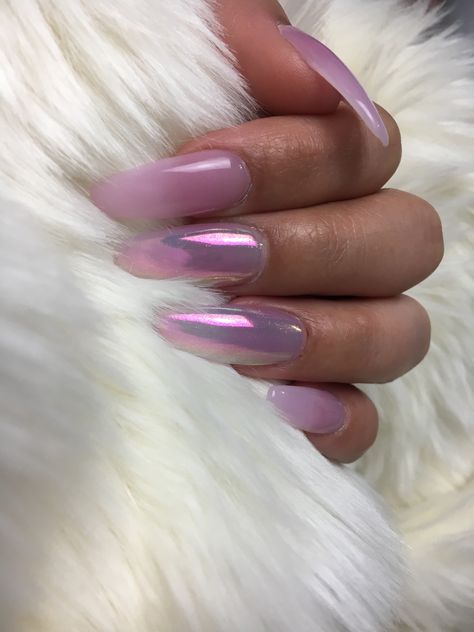 Unicorn Dust Nails, Pink Irredescent Nails, Iridescent Pink Nails, Purple Fairy Nails, Purple Iridescent Nails, Pink Fairy Nails, Pink Shiny Nails, Pixie Dust Nails, Pink Iridescent Nails