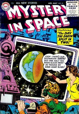 Mystery In Space ~ 50's Graphic Novel Cover, Old Comic Books, Silver Age Comics, Comic Book Art Style, Classic Comic Books, Sci Fi Comics, Comic Book Store, Dc Comic Books, Old Comics