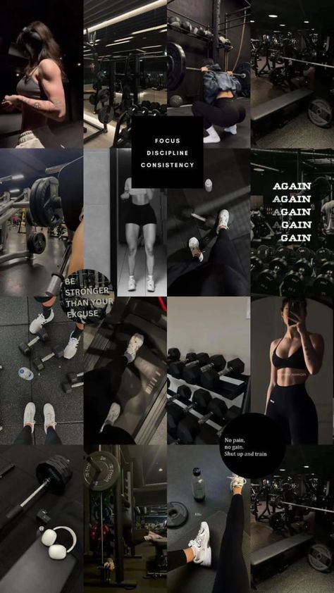 Fitness Wallpaper Women, Wallpaper Fitness Women, Winter Arc Women Gym, Motivation To Workout Wallpaper, Workout Inspo Wallpaper, Fitness Aesthetic Dark, Black Fit Woman Aesthetic, Gym Body Wallpaper, Gym Girl Motivate