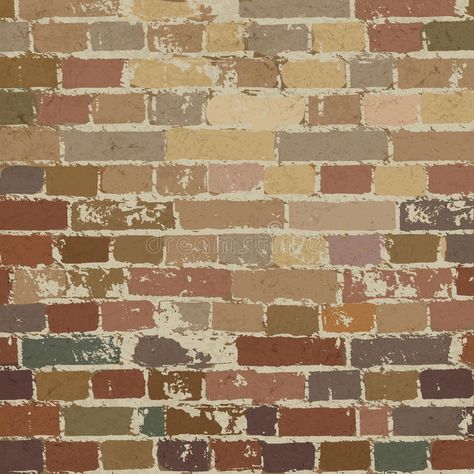 Old brick wall pattern. Vector illustration, EPS10 #Sponsored , #affiliate, #sponsored, #wall, #illustration, #Vector, #brick Vintage Brick Wall, Fake Brick Wall, Brick Wall Pattern, Fake Brick, Wall Illustration, Brick Wall Texture, Old Brick Wall, Wall Brick, Wall Pattern