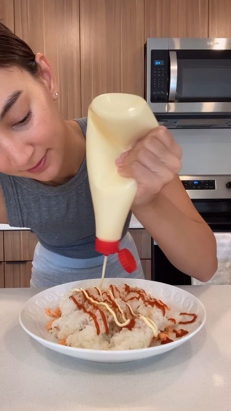 emilymariko • Original Audio Tiktok Salmon Bowl, Salmon Bowl Recipe, Emily Mariko, Chihiro Cosplay, Cooking Salmon Fillet, Go Viral On Tiktok, Salmon Rice, Salmon Rice Bowl, Salmon Bowl