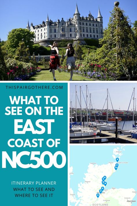 Nc500 Scotland, Scotland Vacation, Clear Beaches, Scotland Road Trip, North Coast 500, Scotland Map, Aberdeen Scotland, Itinerary Planner, Road Trip Destinations