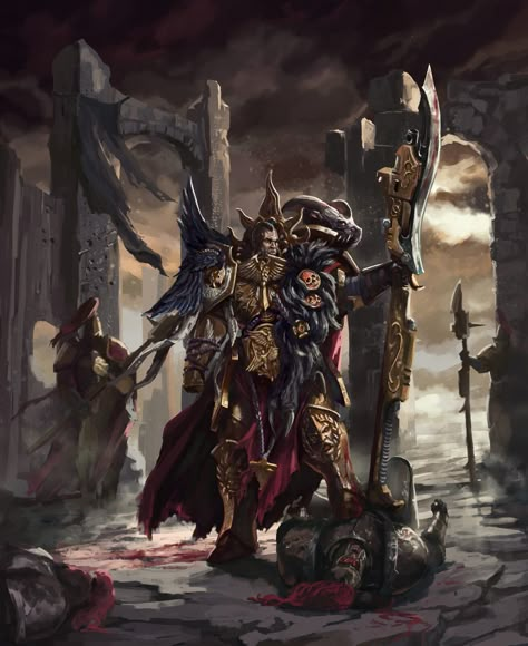 Legio Custodes, Sisters Of Silence, Adeptus Custodes, Warhammer Fantasy Roleplay, Warhammer 40k Art, Warhammer 30k, 다크 판타지, Knight Art, Warhammer Art