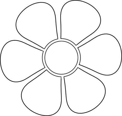 Daisy+Flower+Stencils+Printable Felt Flower Template, Flower Stencil Patterns, Flower Stencils, Flower Templates Printable, طابع بريدي, Art Silhouette, Stencils Printables, Applique Templates, Paper Flower Template