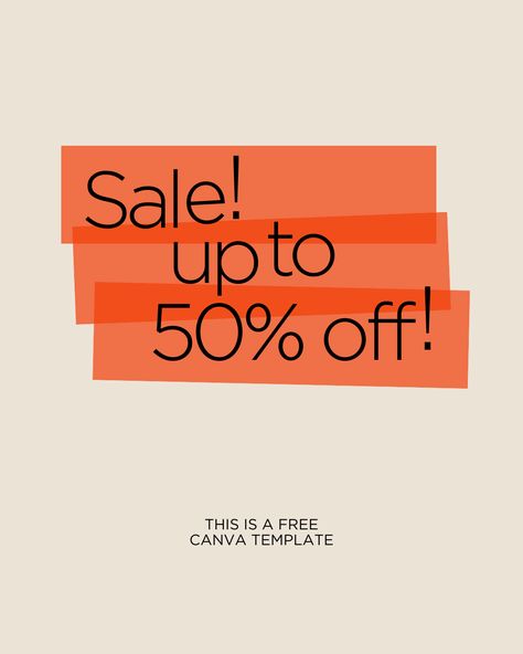 Red Beige Modern Sale Portrait Instagram Post by Take Care Creative. Follow on Canva or get emails about new canva templates at takecarecreative.co / sale, discount, clean, fashion, promotion, announcement, social media, shop, boutique, orange, / Announcement Instagram Post, Giveaway Announcement, Fashion Promotion, Clean Fashion, Social Design, Instagram Promotion, Discount Banner, Photo Collage Maker, Marketing Logo