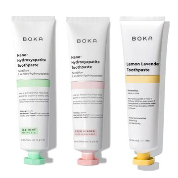 Nano-hydroxyapatite (n-Ha) Toothpaste – Boka Remineralize Teeth, Anise Oil, Avocado Fruit, Tooth Sensitivity, Nourish Your Body, Whitening Toothpaste, Aloe Vera Leaf, Healthy Smile, Lemon Lavender