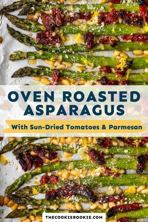 Asperigus Recipes Stove, Mediterranean Asparagus, Asperigus Recipes, Potato Tomato Recipe, Roasted Asparagus Recipes, Side Dishes Vegetarian, The Cookie Rookie Recipes, Cookie Rookie Recipes, Recipe Side Dishes