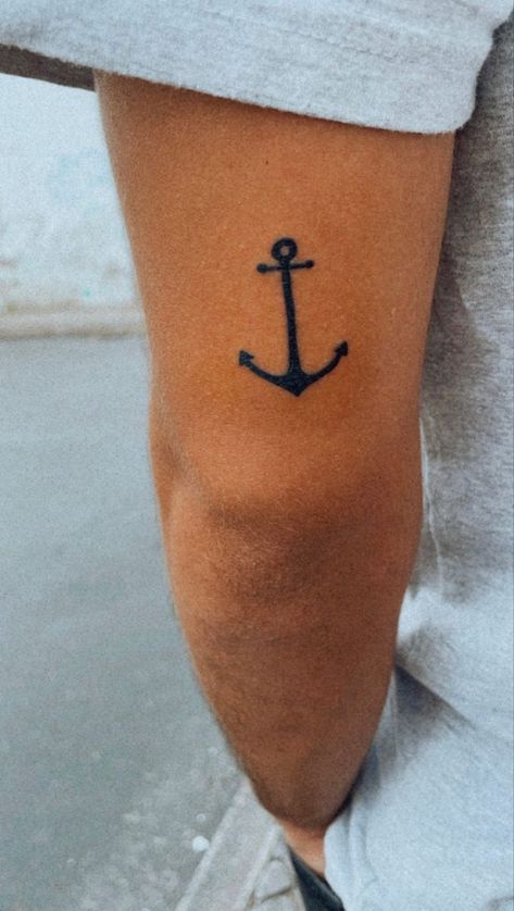 Mens Anchor Tattoo For Men, Men’s Tattoo Tricep, Be Your Own Anchor Tattoo, Men’s Anchor Tattoo, Hope Anchor Tattoo, Mens Anchor Tattoo, Anchor Tattoo For Men Small, Boat Anchor Tattoo, Anchor Back Tattoo