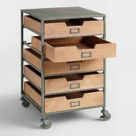 Storage Cart With Drawers, Brand Redesign, Cheap Office Furniture, Apartment Things, Drawer Cart, Metal Cart, Holiday Living Room, Rolling Storage Cart, Homeschool Room