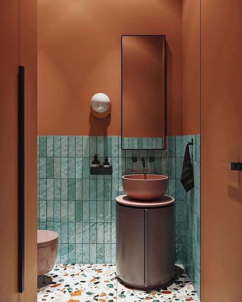 Danish Interior, Tiny Bathrooms, Interior Inspo, Color Combo, Scandinavian Design, Interior Inspiration, Color Combos, 10 Things, Color