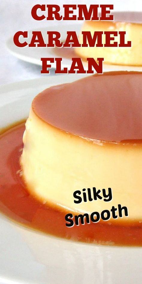 Homemade Flan, Best Flan Recipe, Custard Flan, Caramel Custard Recipe, Flan Recipes, Baked Egg Custard, Flan Recipe Easy, Flan Dessert, Caramel Custard