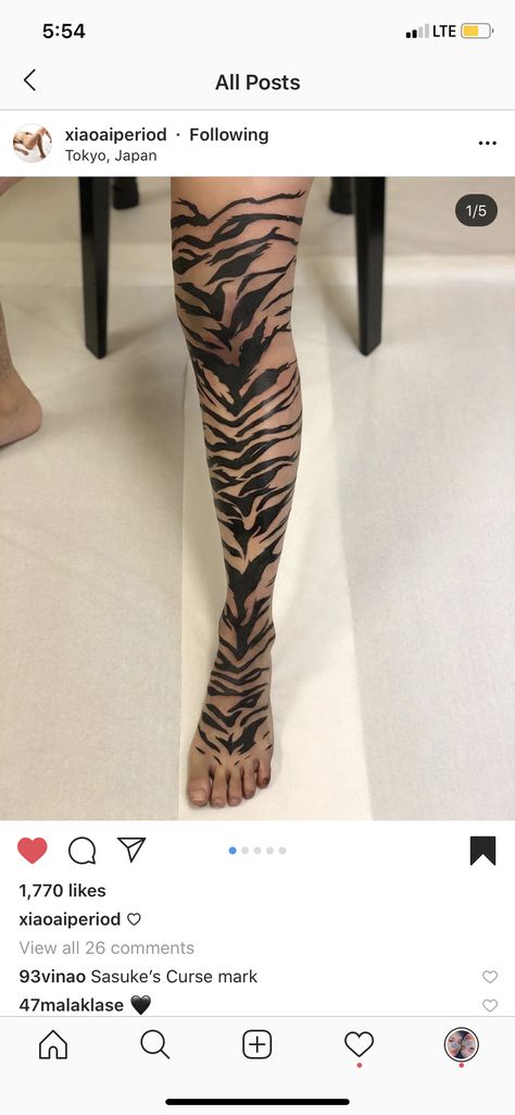 Tiger Pattern Tattoo, Tiger Stripes Tattoo, Tiger Print Tattoo, Zebra Print Tattoos, Tiger Stripe Tattoo, Animal Print Tattoo, Stripe Tattoo, Tattoo Over Scar, Makeup Practice