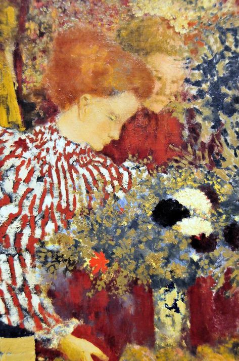 Mar 30, 2016 - Edouard Vuillard - Woman in a Striped Dress, 1895 East Wing - National Art Gallery Washington DC Charles Angrand, Felix Vallotton, Maurice Denis, Google Art Project, Edouard Vuillard, Berthe Morisot, Pierre Bonnard, Jewish Museum, Georges Seurat