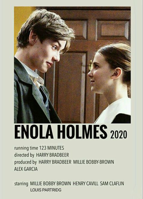 Enola Holmes 2 Poster, Indie Movie Posters, Holmes Movie, Film Polaroid, Tv Posters, Movies To Watch Teenagers, Filmy Vintage, Most Paused Movie Scenes, Movie Wall