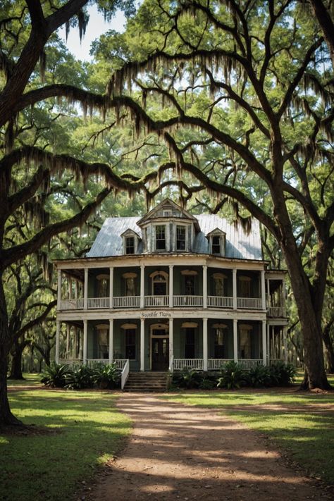 The Soul of the South: A Cultural Tour of Louisiana New Orleans Bayou Aesthetic, Houses In New Orleans, Louisiana Bayou Homes, Old New Orleans Aesthetic, New Orleans Library, New Orleans French Quarter Houses, Vintage New Orleans Aesthetic, Louisiana Scenery, New Orleans Aesthetic French Quarter