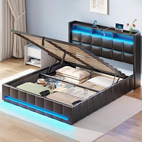 - $20 Off Coupon on Queen, Full, & Twin Bed Frame Full Size, Bed Frame Full, Led Beds, Led Bed Frame, Storage Headboard, Full Size Bed Frame, Full Bed Frame, Serene Bedroom, Queen Size Bed Frames