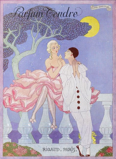 George Barbier: Art Deco Initiator and LGBTQ+ Illustrator | by Hidden Histories | Medium Masculine Art, George Barbier, Art Deco Illustration, Art Masters, Caravaggio, Art Deco Period, Advertising Poster, Vintage Perfume, Rembrandt