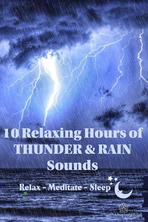 💧 Enjoy 10 HOURS of THUNDER & RAIN sounds. You will hear the most relaxing sleeping music, and stress relief sounds for yoga, and meditation 💧 Just the sounds of mother nature, nothing more, nothing less! Rain Music, Relaxing Rain, Sleeping Music, Rain Sounds For Sleeping, Rain Sounds, Rain And Thunder, Yoga And Meditation, Sound Of Rain, Feel Better