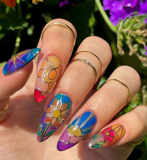 Glass Nails Art, Nail Jewels, Nagel Tips, Glass Nails, Nail Length, Simple Nail Designs, Funky Nails, Dope Nails, Artificial Nails