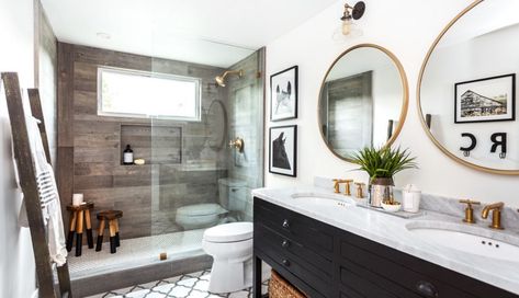 Skylight in bathroom