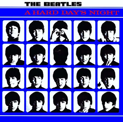 The Beatles - A Hard Days Night. [1964] HD Album Cover. Hard Days Night, Beatles Vinyl, Apple Records, Beatles Albums, Classic Album Covers, The White Album, Pochette Album, Musica Rock, Great Albums