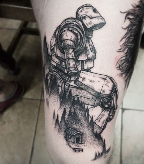 Iron giant tattoo - Album on Imgur Iron Giant Tattoo, Giant Tattoo, Robot Tattoo, Unique Tattoos For Women, Iron Giant, Girl Back Tattoos, Kunst Tattoos, Movie Tattoos, The Iron Giant