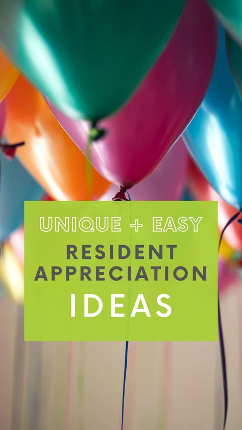 We want you to always ‘do’ resident appreciation, but we really want to encourage you to do it differently. Now before you panic, differently doesn’t mean more time-consuming, more expensive, or more difficult to execute. We can show you how you can share some love for your apartment community QUICKLY + EASILY! Resident Appreciation Week Ideas Apartments, Resident Thanksgiving Event, Renewal Ideas For Apartments, Thank A Resident Day Ideas, Resident Appreciation Gifts, Resident Party Ideas Apartment, Resident Engagement Ideas, Resident Ideas Apartments, Resident Events Ideas Apartments Holiday