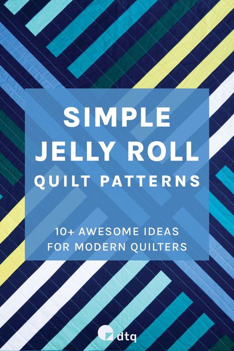 Short on time but craving a quilting project? Discover the magic of quilting using jelly rolls precuts! Browse our collection of 13 quick and easy jelly rolls patterns. From geometric designs to modern twists, these jelly roll quilts are perfect for busy quilters! Jelly Roll Beginner Quilt, Scrappy Jelly Roll Quilt Patterns, Jelly Roll And Charm Pack Quilt Patterns, Quilt Patterns For Jelly Rolls, Black And White Jelly Roll Quilts, Jello Roll Quilt Patterns, Easy Jelly Roll Quilt Patterns Free, Jellyroll Quilts Patterns Free Easy, Jelly Roll Blocks