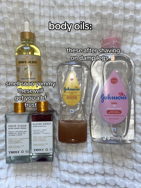 Baby Oil Gel, Oil Gel, Holiday Cardigan, Shower Products, Body Hygiene, Basic Skin Care Routine, Shower Skin Care, Healthy Skin Tips, Pretty Skin Care