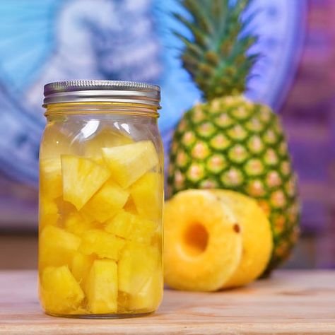 Pineapple Moonshine, Sweet Alcoholic Drinks, Peach Moonshine, Homemade Moonshine, Homemade Wine Recipes, How To Make Moonshine, Moonshine Cocktails, Distilling Alcohol, Moonshine Recipe