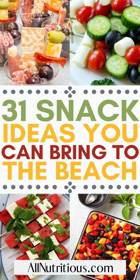 Looking for healthy snacks that you can bring to the beach? Here we have compiled the some easy recipes for best snack ideas that are perfect to pack in your cooler for a day out. Snacks For Cooler, Essen, Snacks To Travel With, Best Beach Meals, Beach Camping Food Ideas, Snack For The Beach, Foods To Pack For The Beach, Cooler Friendly Food, Beach Cookout Food