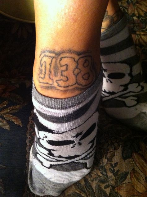 My Tattoo :) cause I AM 138!! 138 Tattoo, Misfits Tattoo, My Tattoo, Fish Tattoos, I Tattoo, Jesus Fish Tattoo, Tattoo Quotes, Tattoos