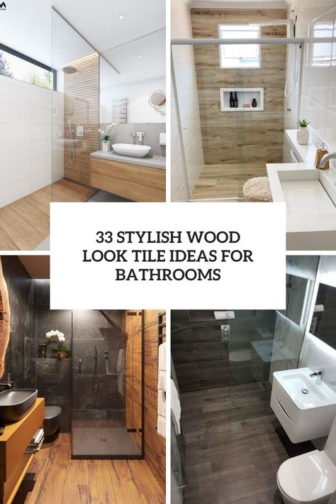 stylish wood look tile ideas for bathrooms cover Wood Tile Small Bathroom, Ceramic Tile Wood Look Flooring Bathroom, Bathroom Ideas Wooden Tiles, Wood Tiles Bathroom Walls, Bathroom Ideas With Wood Tile Floors, Small Bathroom Ideas Wood Tile Floor, Wooden Look Bathroom Tiles, Small Bathroom With Wood Tile Floor, Faux Wood Shower Tile Ideas