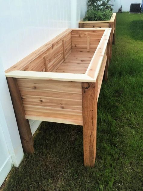 40 Easy to Build Raised Garden Bed Plans - Blitsy High Planters Raised Beds, Temporary Raised Garden Beds, Gardening Boxes Raised, Raised Bed Planters Diy, Raised Bed Garden Plan, Raised Garden Beds For Beginners, Diy Raised Bed Frame, Simple Raised Garden Beds Diy, Elevated Garden Beds Diy