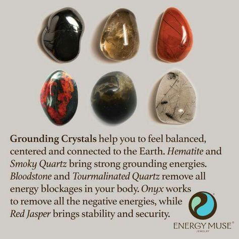 Grounding crystals Grounding Crystals, Crystals Healing Properties, Tourmalinated Quartz, Crystal Therapy, Crystal Healing Stones, Crystal Magic, Crystal Meanings, Rocks And Gems, Chakra Stones