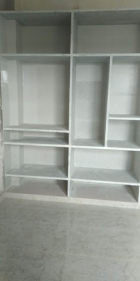 Marble Wardrobe Design Inside, Cupboard Ideas Bedroom Cement, Almirah Shelf Design, Bedroom Self Design Cement, Stone Wardrobe Design Bedroom, Cement Wardrobe Design Bedroom, Granite Almari Design, Marble Almari Design, Granite Cupboard Design