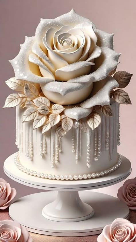 Cupcakes Design, Big Wedding Cakes, Unique Birthday Cakes, Beautiful Cake Designs, Dream Wedding Cake, Cake Decorating Designs, Modern Wedding Cake, Unique Cakes, Beautiful Wedding Cakes