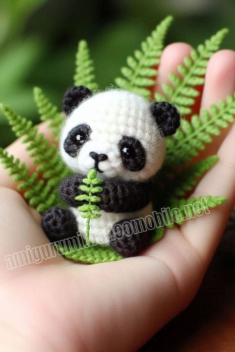 Amigurumi Sweet Panda Free Pattern-1 Tiny Amigurumi Pattern, Crochet Panda Amigurumi, Amigurumi Free Pattern Mini, Amigurumi Panda Free Pattern, Crochet Panda Pattern Free Amigurumi, Crochet Mini Amigurumi Free Pattern, Crochet Panda Pattern Free, Tiny Amigurumi Free Pattern, Mini Amigurumi Free Pattern