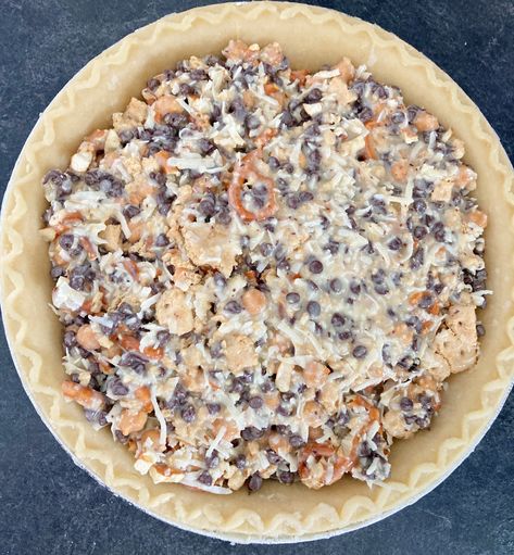 Pie, Trash Pie Recipe, Texas Trash Pie Recipe, Texas Trash Pie, Trash Pie, Texas Trash, Frozen Pie, Easy Bake, 12 Tomatoes